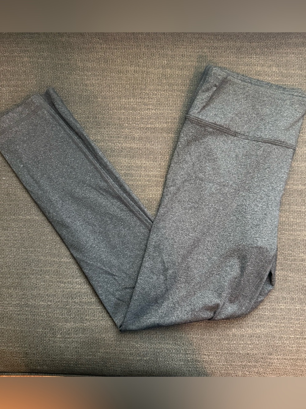 Reflex 90 Degree Heather Charcoal Gray Active Leggings